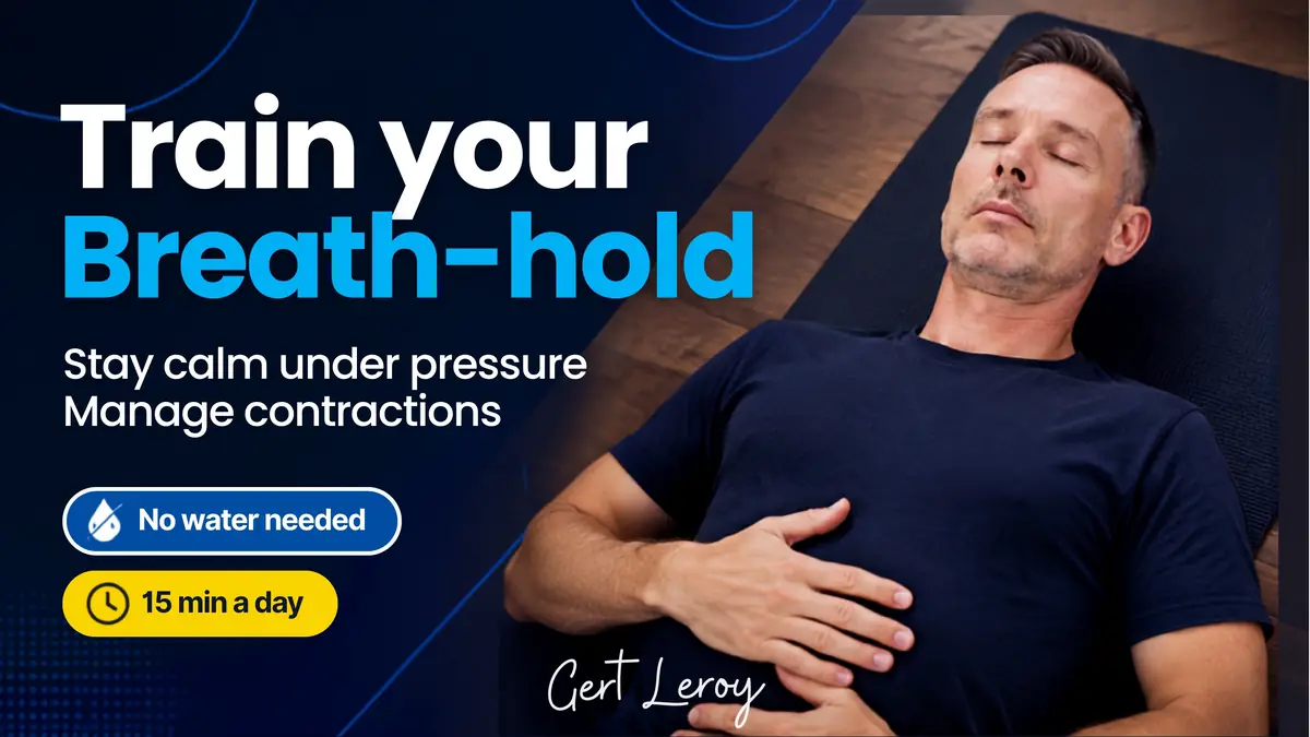 Training breath-hold at home: stay calm under pressure, manage contractions, 15 minutes a day